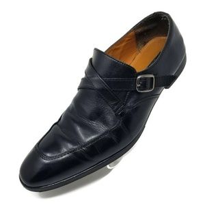 Pronto Uomo Double Monk Strap Apron Toe Shoes